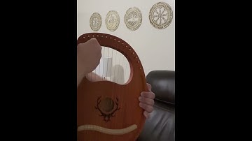 Thumbnail of Old Norse song—“Drømde mik en drøm i nat” (Instrumental) #lyreharp #norsemusic #vikings #oldnorse