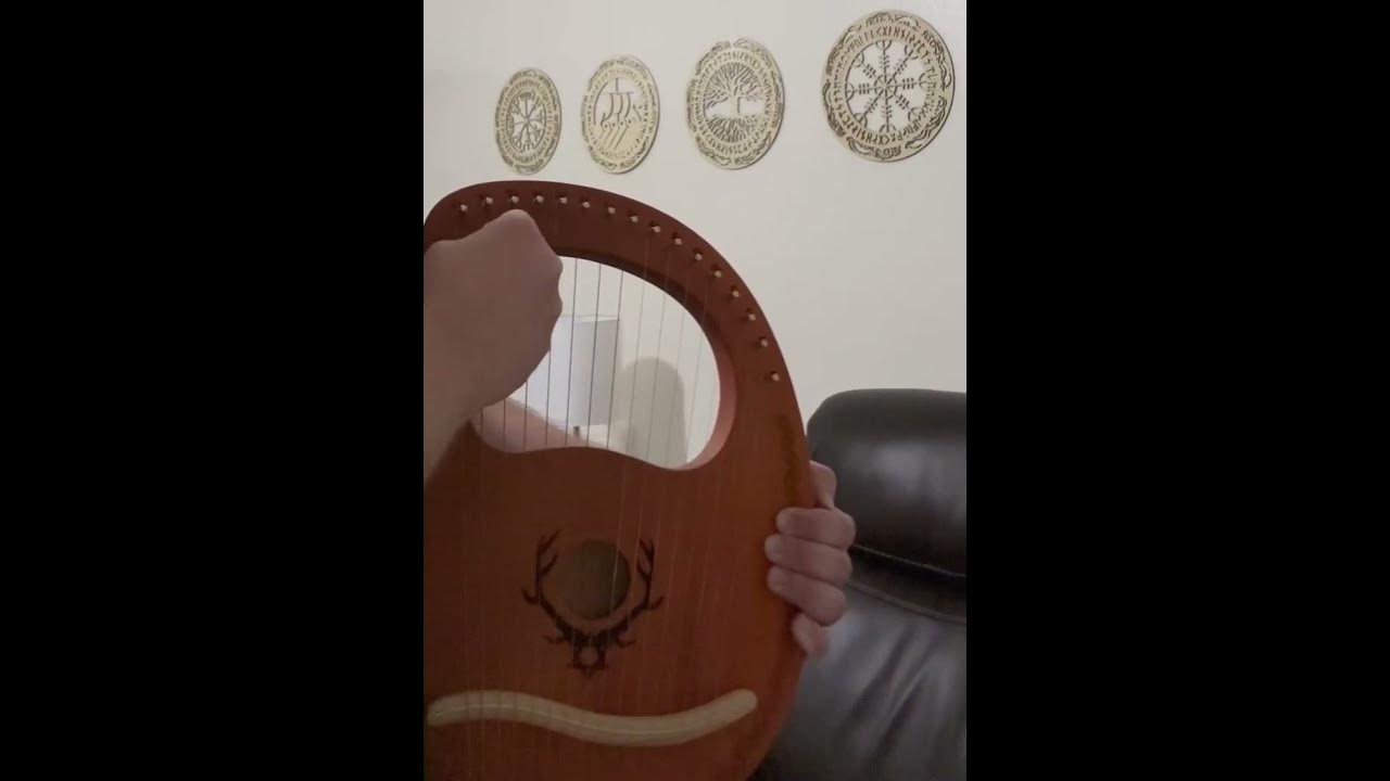 Old Norse song—“Drømde mik en drøm i nat” (Instrumental) #lyreharp #norsemusic #vikings #oldnorse