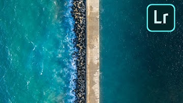 HOW I EDIT WATER DRONE SHOTS - ADOBE LIGHTROOM TUTORIAL