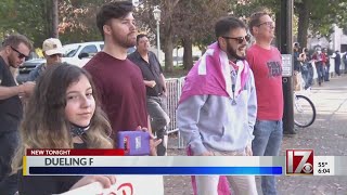 Pro-Trump group met by Black Lives Matter protesters in Raleigh