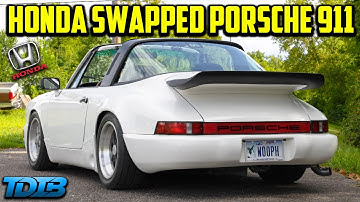 K24 Honda Swapped Porsche is a Purist