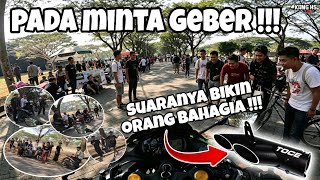 PADA MINTA GEBER‼️ KETIKA SUNMORI PAKE ZX25R KNALPOT TOCE MELEWATI KERAMAIAN‼️