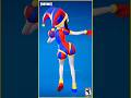 Fortnite Hula Emote Pomni Skin Thicc 🍑😜😂 Amazing Digital Circus Collab 😱🔥