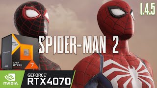 Marvel's Spider-Man 2 Unofficial PC Port Gameplay - Version 1.4.5 - R7 7800X3D RTX 4070 - 1440P