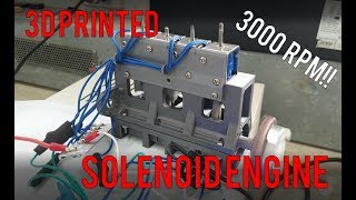 3D Printed Solenoid Engine