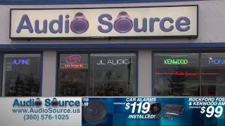 Audio Source Car Stereo, Detail and Tinting