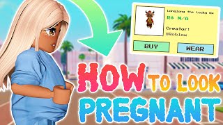 How To Look Pregnant On Berry Avenue