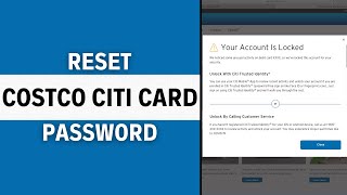 How to Reset Your Password for Costco Citi Card Online Account | Citibank Password Reset Not Working