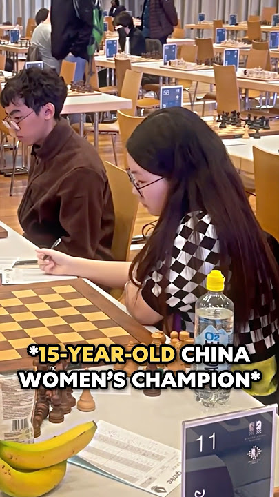 15-Year-Old China Women’s Champion CHECKMATES with KNIGHT and BISHOP
