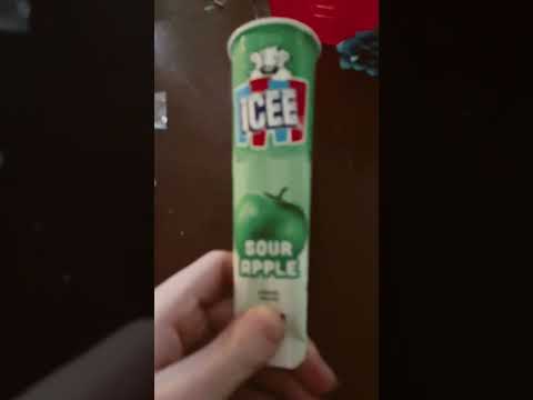 Sour apple icee - YouTube