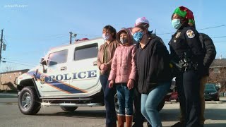 LMPD delivers holiday gifts to families