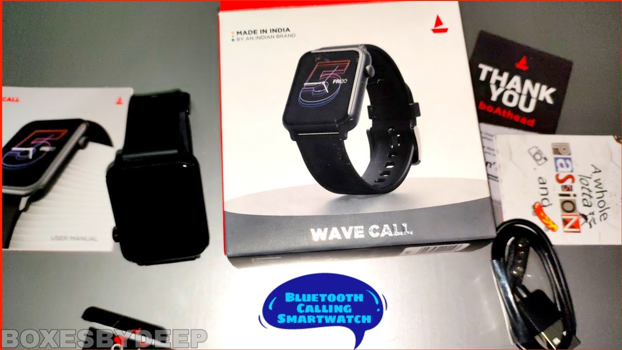 BoAt Wave Call Smart Watch | Boat Smartwatch Unboxing | Bluetooth Calling Smartwatch