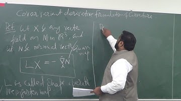 Lecture 21 (Part 2): Weingarten map (Shape operator)