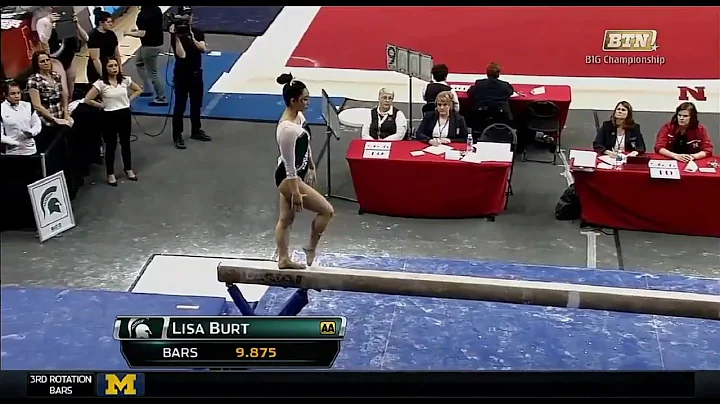 Lisa Burt (Michigan State) 2016 Beam Big Ten Champ...