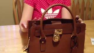 MICHAEL KORS HAMILTON MEDIUM SATCHEL VS LARGE SATCHEL 