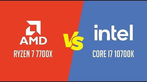 AMD Ryzen 7 7700X vs Intel Core i7 10700K - Apps and games benchmark