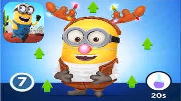 Minion rush Reindeer upgrade costume to 7 gameplay walkthrough  ios android