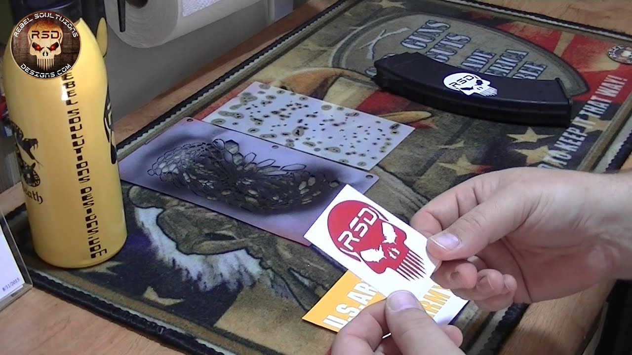 Vinyl stencils Mylar stencils what are they and how to use them!