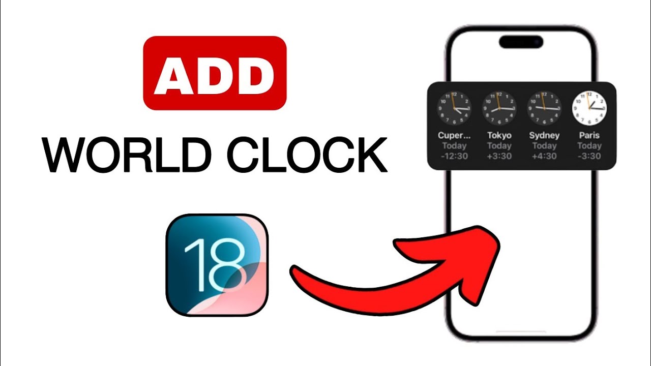 How To Add World Clock To Home Screen On IPhone iOS 18 YouTube how-to-add-world-clock-to-home-screen-on-iphone-ios-18-youtube