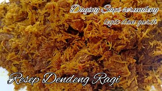 Resep Dendeng Ragi ||menu spesial untuk lebaran
