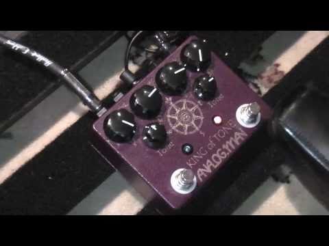 Analogman King Of Tone Pedal Demo - YouTube