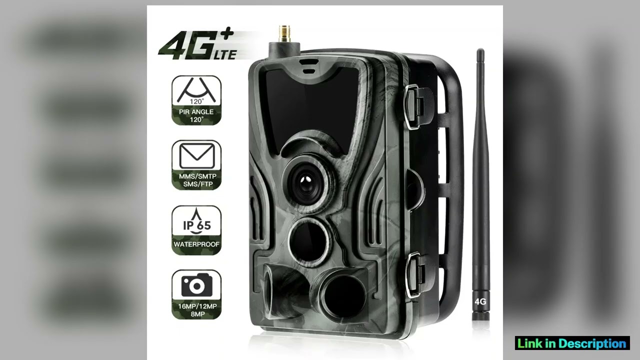 FTP SMTP 4G MMS Email 20MP Hunting Trail Camera HC801LTE Wireless SMS Cellular Mobile Wildlife Came