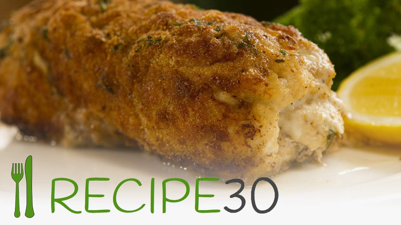 Make your own Chicken Cordon Bleu with crusty herb coating | Recipe30