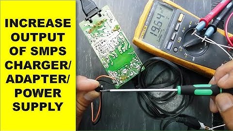 #283 How to Increase / Adjust Output of any SMPS charger or Adapter