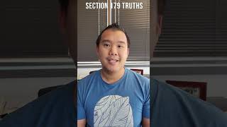 Section 179 Truths #Shorts