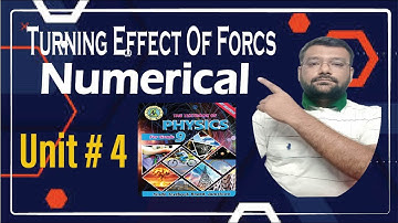 IX Physics Unit 4 Turning Effect of force class 9 nine Numerical Solution