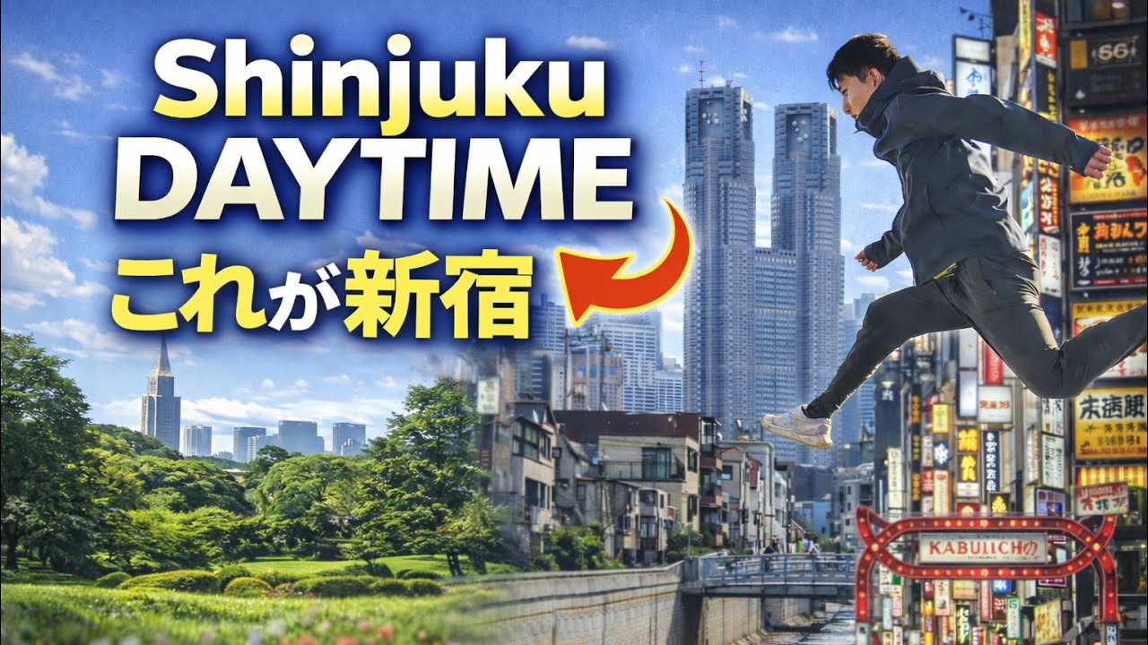 新宿は夜だけじゃない。これが昼の顔。｜歌舞伎町・新宿御苑・都庁を歩く