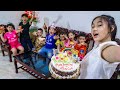 Kids Go To School | Day Birthday Of Chuns School Friends And Children Make a Birthday Eat At Home 2