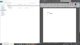 Drag and Drop Folder in Word Document