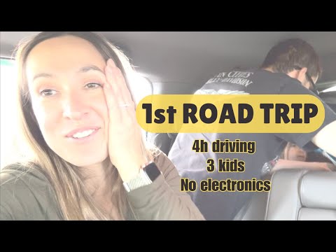 HOW KIDS BEHAVED 4H DRIVING - NO ELECTRONICS | 1ST ROAD TRIP