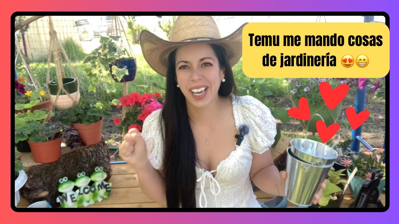 Productos de Jardinería que me envió Temu!!! 😍😁 me gustaron mucho