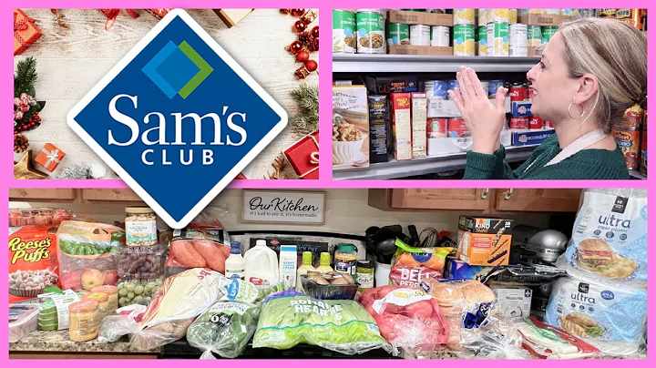 Sam's Club Christmas Grocery Haul- Shopping The Pa...