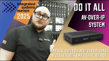 Meet the BG-IPGEAR-ULTRA - Video Wall, Matrix Switch, Multiview AV-over-IP System