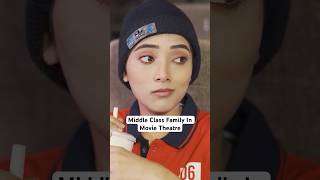 Middle Class Family In Movie Theatre | Indian Family | Indians And Cinema Hall | Maa Beta &amp; Beti