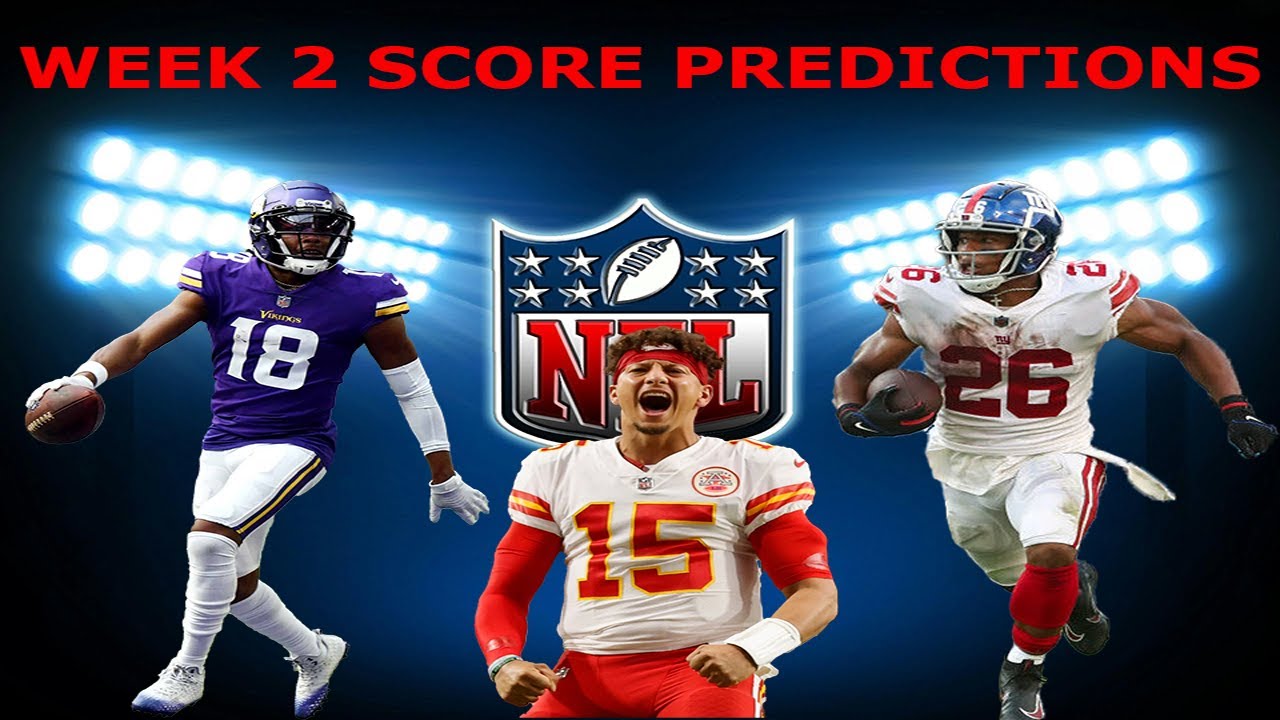 NFL Week 2 Score Predictions 2022 YouTube