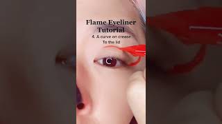 Flame Eyeliner Tutorial #meowyoface #makeupart #flame #makeuptutorial #makeup #eyemakeup