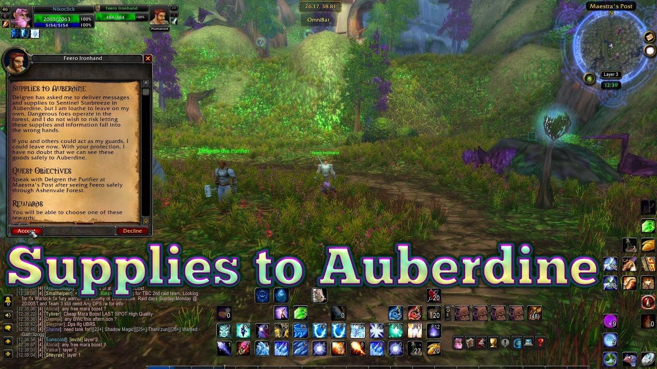 Supplies to Auberdine