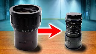 Anamorphic lens from one lens with your own hands for $ 50