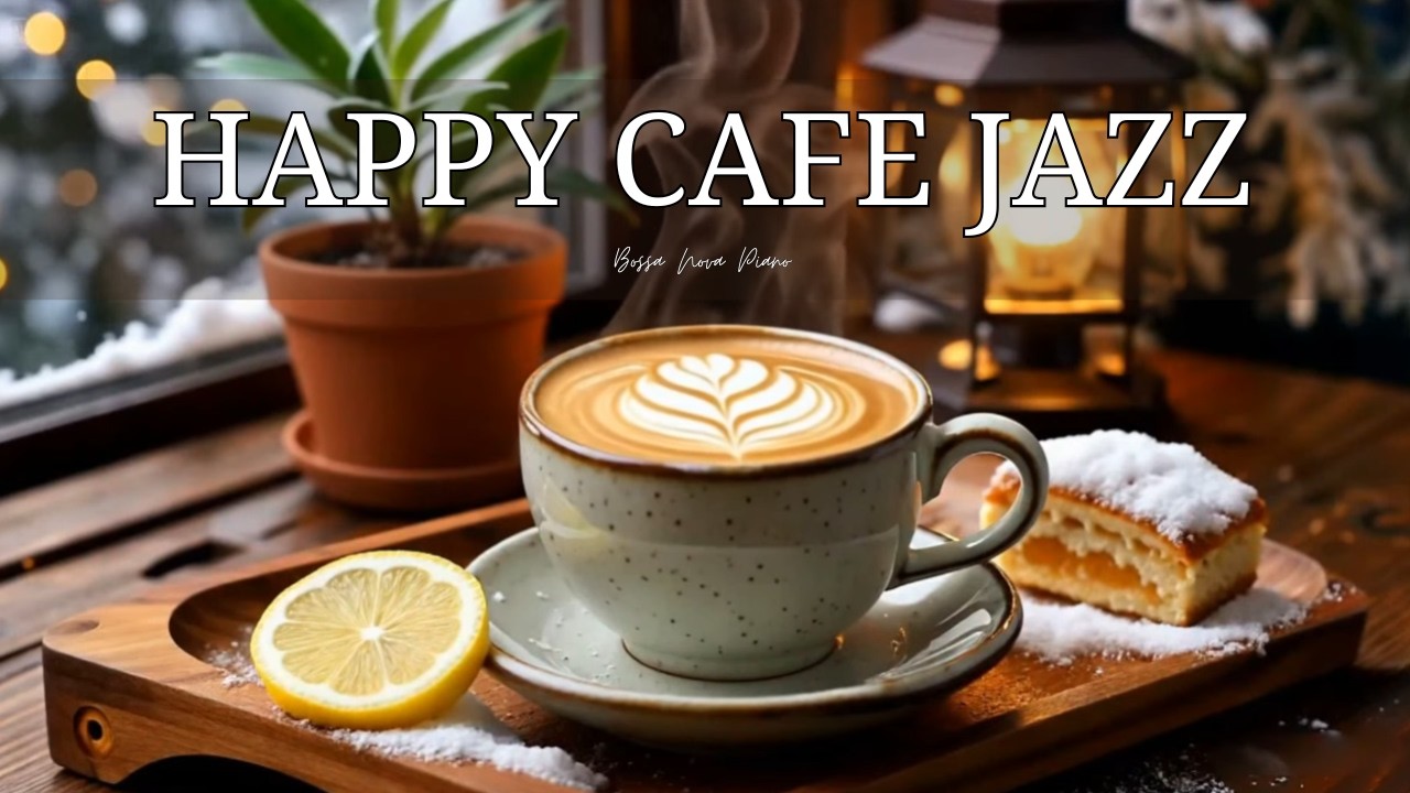 Morning Winter Jazz ☕ Happy Café Jazz, Exquisite Bossa Nova & Piano Music for Stress Relief