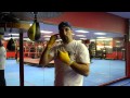 How to hit the speed bag. Speedbag for beginners.