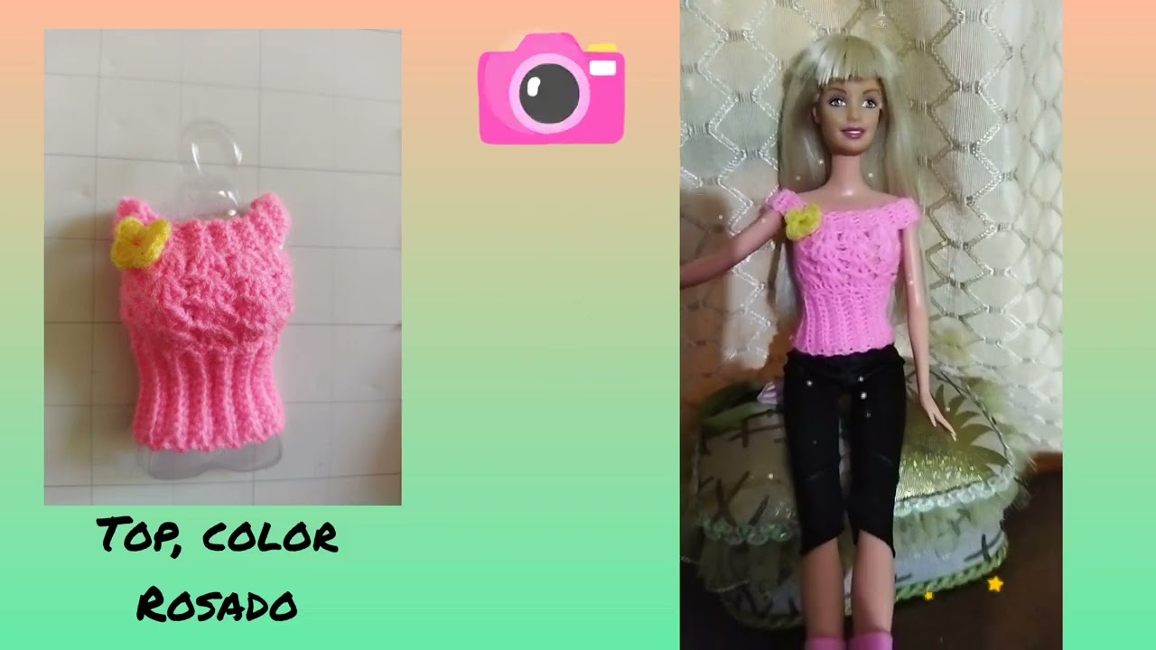 BARBIE, ROPA TEJIDA A CROCHET 5