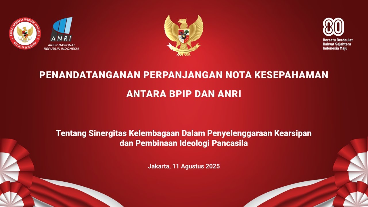 Serambi Pancasila dan Peluncuran Buku Naskah Sumber Arsip Dasar Negara Volume I