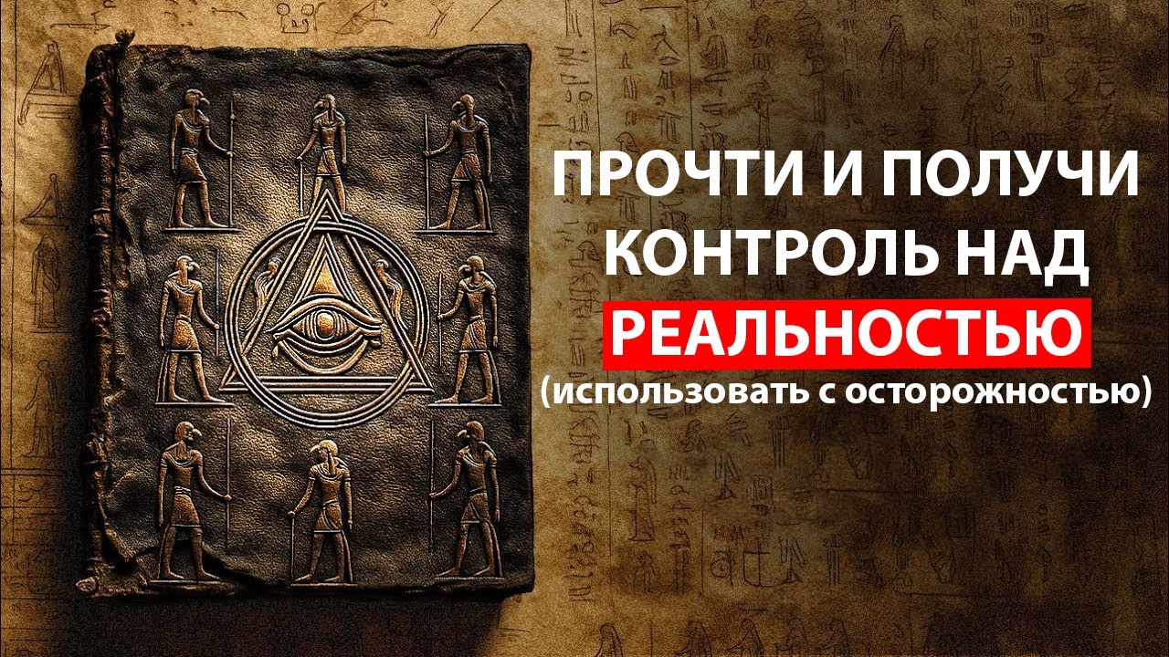 Тот: Эта мудрость была ЗАПРЕЩЕНА на протяжении ВЕКОВ (запрещённая метафизика)