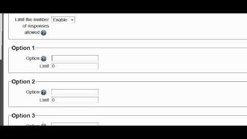 Moodle Lesson 18: Add Choice Activity