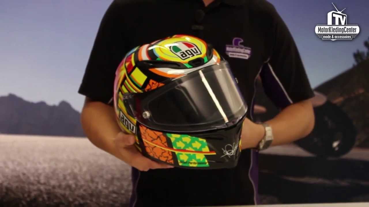 AGV Corsa R helmet plain black - YouTube