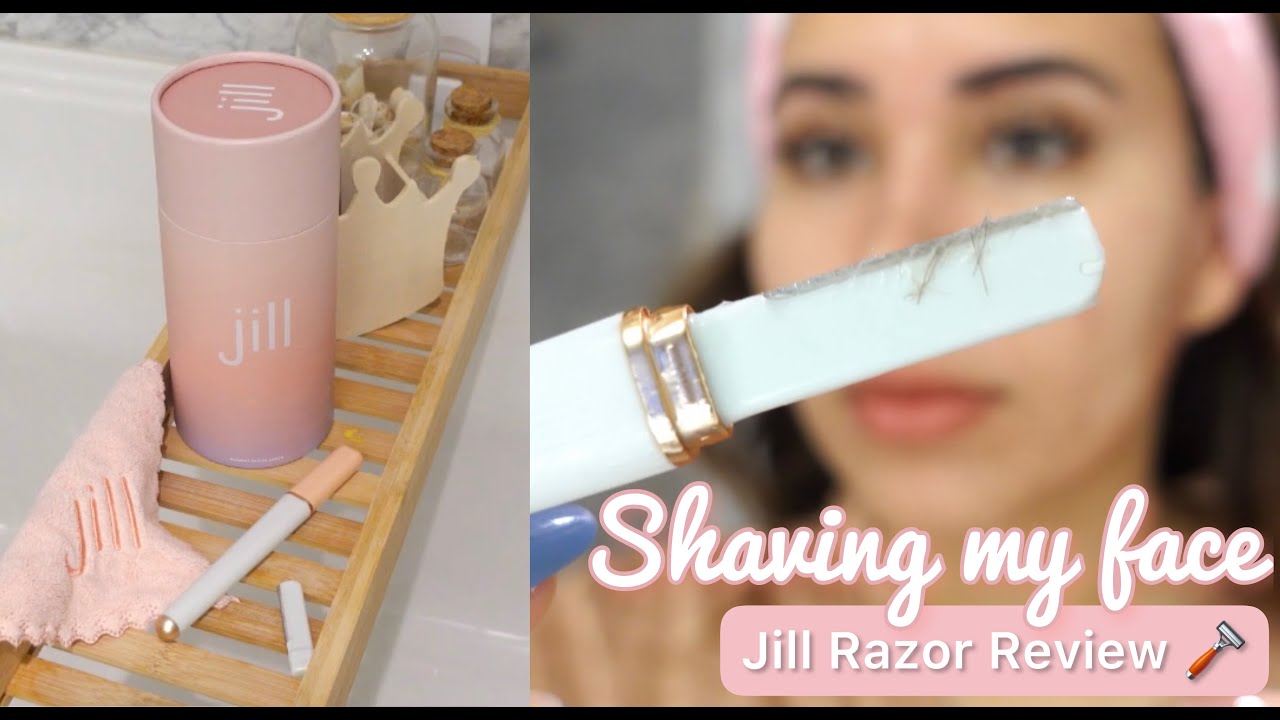 How I shave my face for acne prone skin- Jill Razor Review || Do's & Dont's  - YouTube